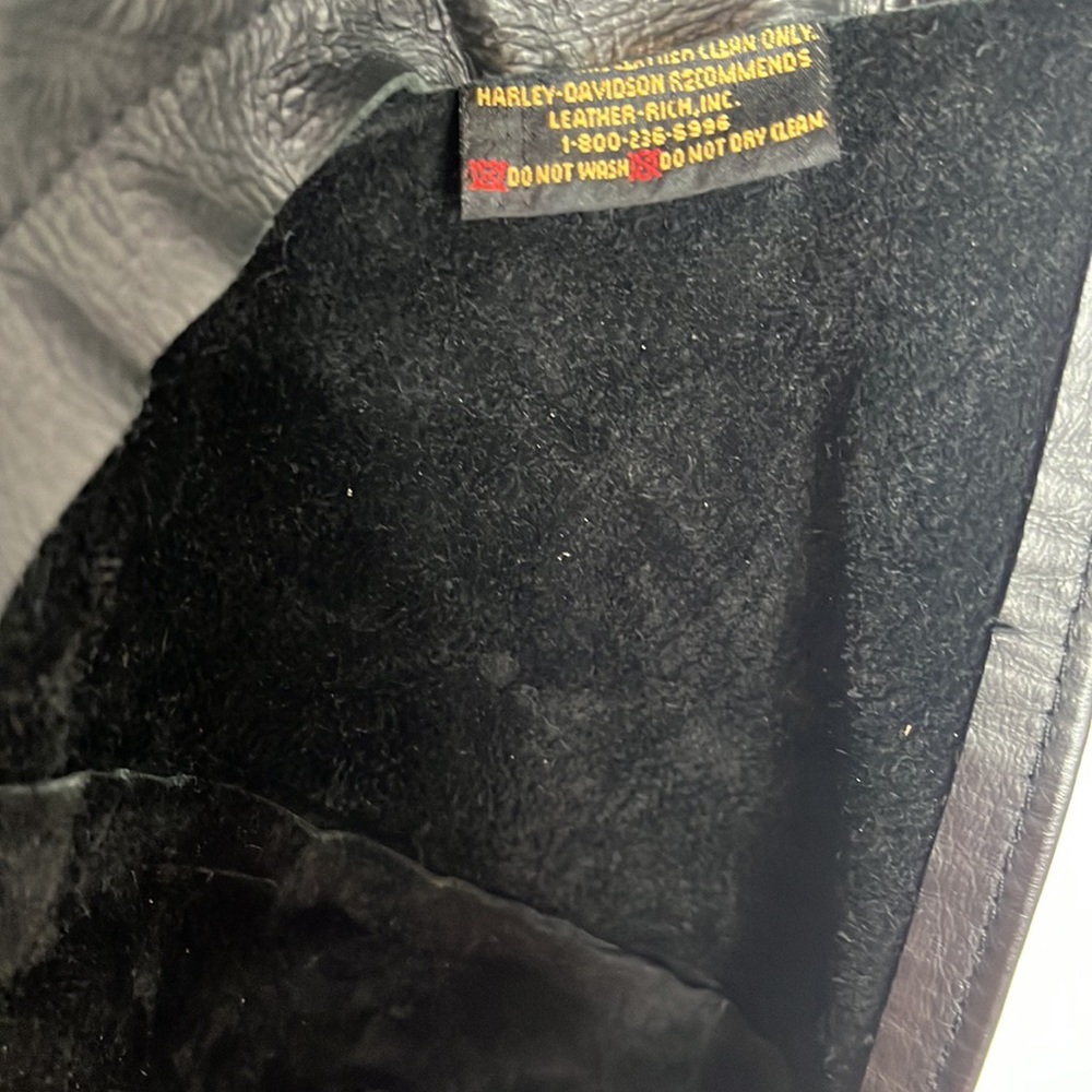 Harley-Davidson Black Leather Chaps Sz XXL - Picture 7 of 12